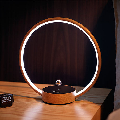 Circlo - The Flying Swtich Table Lamp (Wooden Pattern)